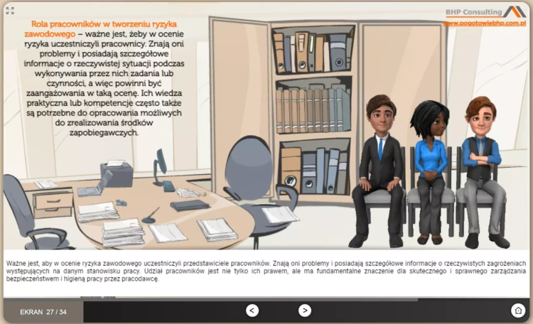 Szkolenie BHP online dla pracowników inżynieryjno-technicznych – szkolenie okresowe