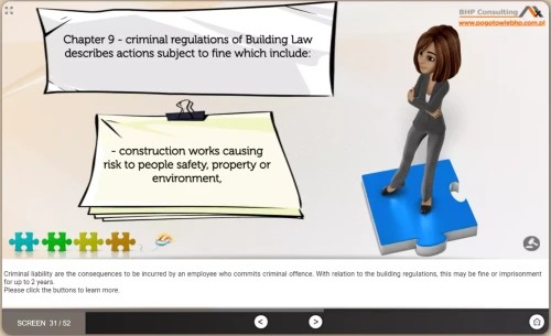 Periodic OHS training for engineers and technical employees – online safety course