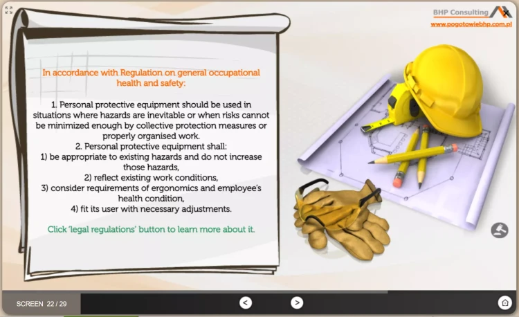 Online health and safety training for engineers and technical workers