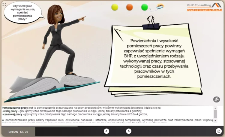 Kurs e-learning BHP dla pracowników administracyjno-biurowych