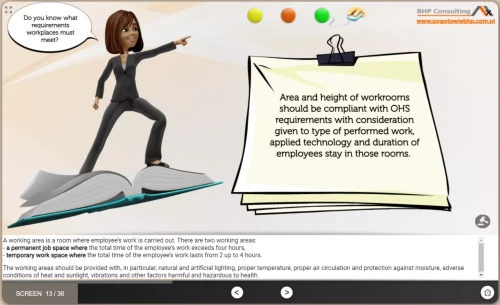 Online OHS training for administrative and office staff