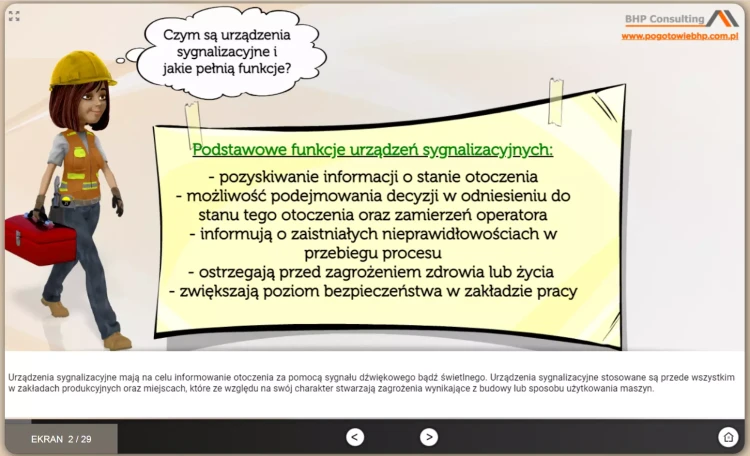 Kurs e-learning BHP dla pracowników służby BHP i specjalistów ds. bezpieczeństwa pracy