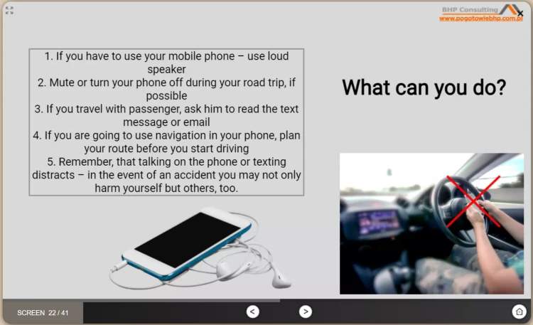 Workplace road safety training – driving company cars and other vehicles