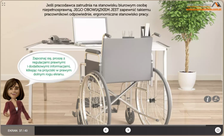 Szkolenie online ergonomia pracy przy komputerze dla pracowników biurowych