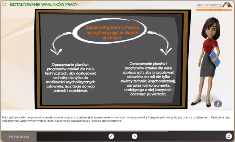 Bezpieczna praca przy komputerze – szkolenie BHP ergonomia stanowiska pracy