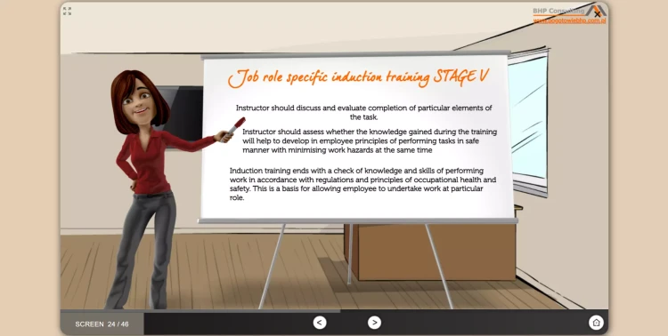 Health and safety training for workplace instruction – training methodology course