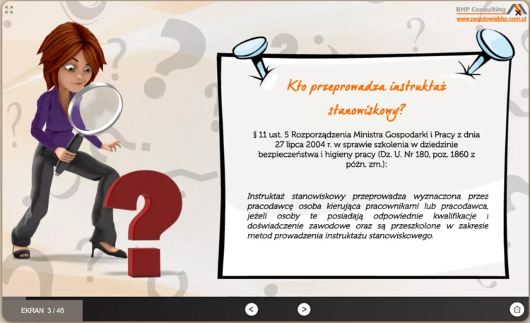 Kurs BHP online metodyka instruktażu stanowiskowego – prowadzenie szkolenia w praktyce