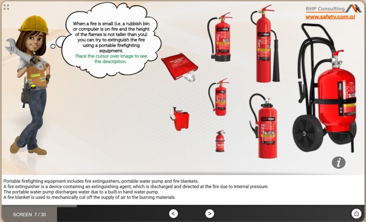 Fire safety training course – emergency response and fire prevention