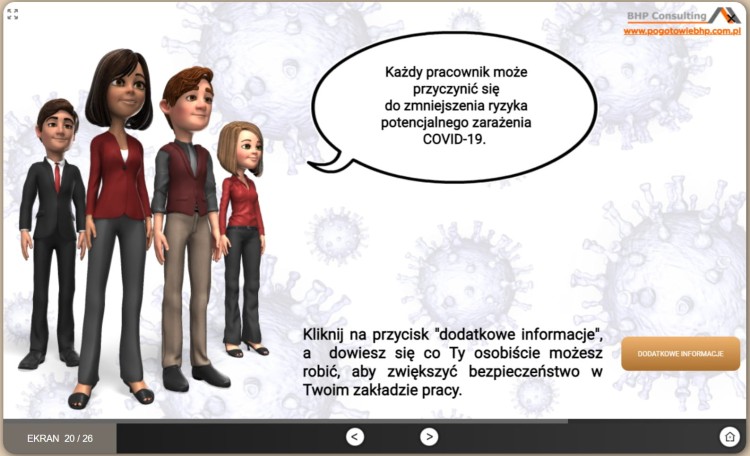 Szkolenie online COVID-19 w pracy – procedury i środki ochrony