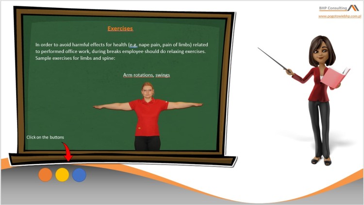 Office ergonomics training slides – health and safety PowerPoint presentation