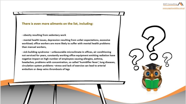 Ergonomics workplace training presentation – computer workstation setup