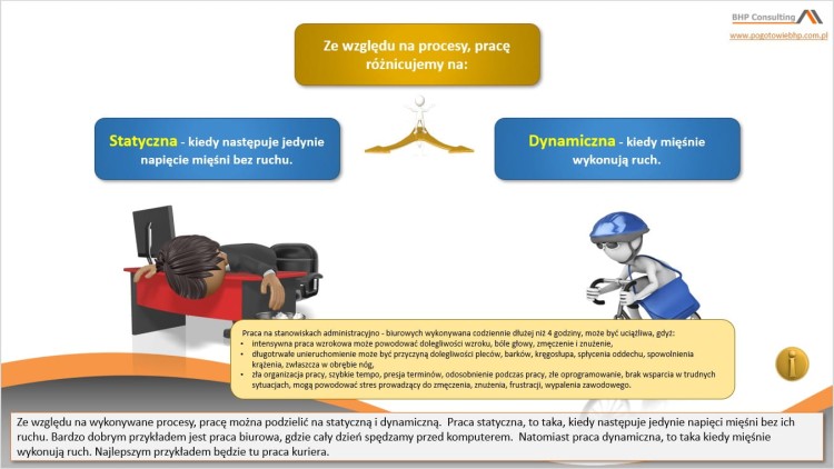 Materiały szkoleniowe BHP PowerPoint ergonomia pracy przy komputerze