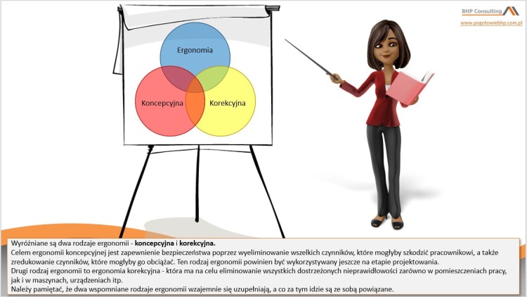 Prezentacja szkoleniowa BHP ergonomia stanowiska pracy przy komputerze