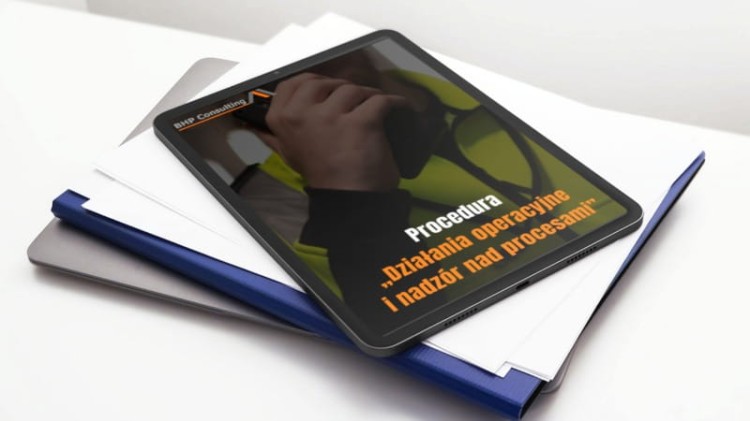 Procedura BHP działania operacyjne i nadzór nad procesami PN-ISO 45001 – wzór dokumentu