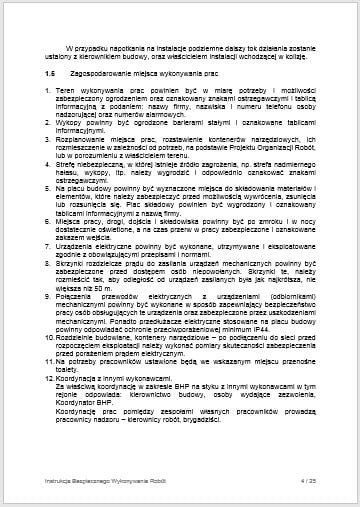 Montaż rur HDPE BHP – przewiert sterowany i bezpieczeństwo pracy