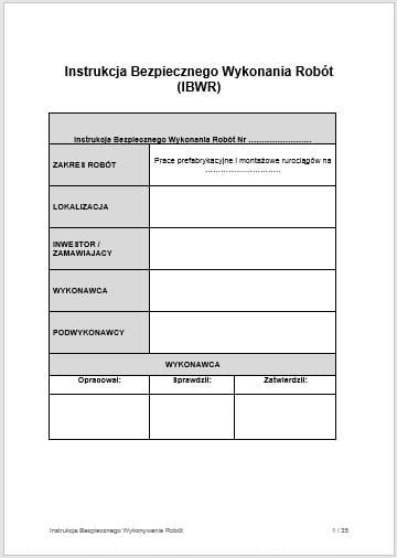 Instrukcja IBWR montaż rurociągów – bezpieczeństwo prac instalacyjnych