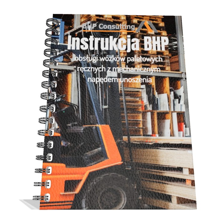 Instrukcja BHP obsługi wózków paletowych ręcznych z mechanicznym napędem unoszenia.webp