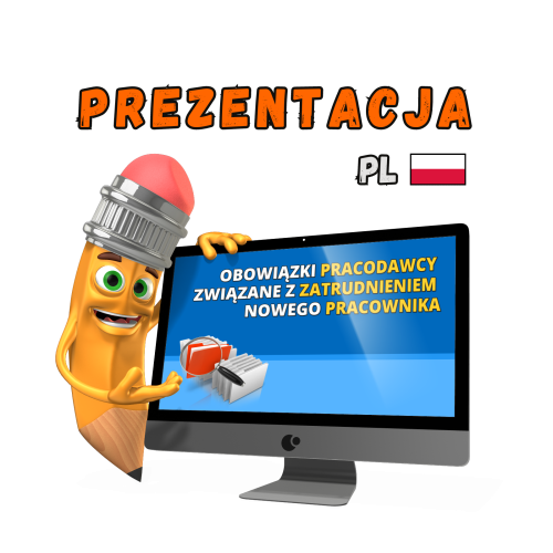 Prezentacja dokumentacja zatrudnienie pracownika PowerPoint – szkolenie BHP i HR