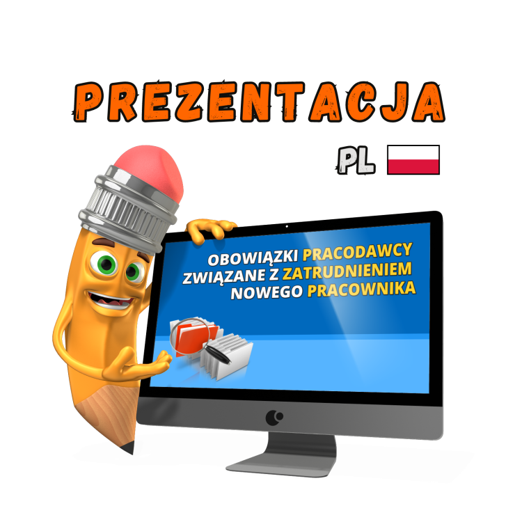 Prezentacja dokumentacja zatrudnienie pracownika PowerPoint – szkolenie BHP i HR