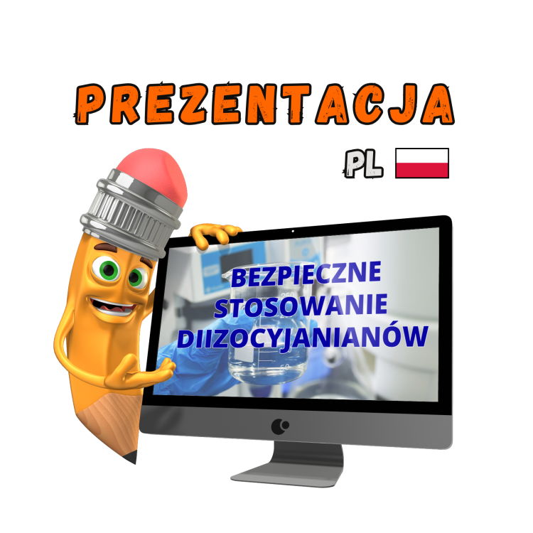 Prezentacja BHP diizocyjaniany PowerPoint – szkolenie bezpieczne stosowanie chemikaliów
