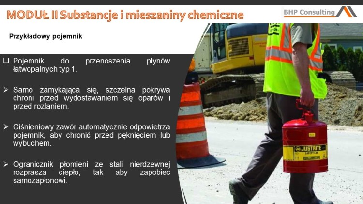 Prezentacja BHP gazy wybuchowe – zagrożenia i zasady bezpieczeństwa