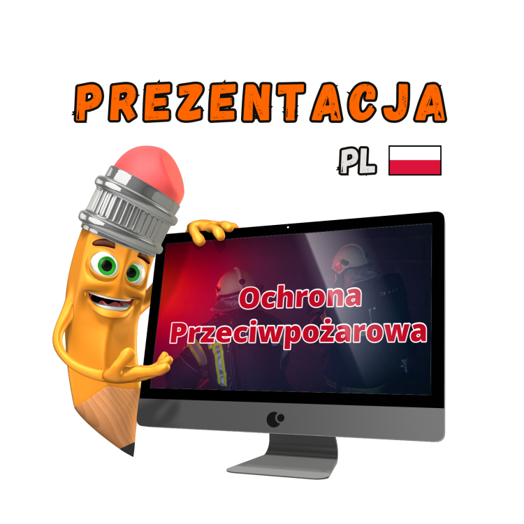 Prezentacja PPOŻ zasady ochrony przeciwpożarowej PowerPoint – szkolenie BHP