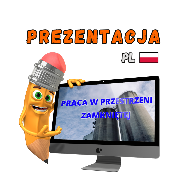 Prezentacja BHP przestrzenie zamknięte PowerPoint – szkolenie bezpieczeństwo pracy