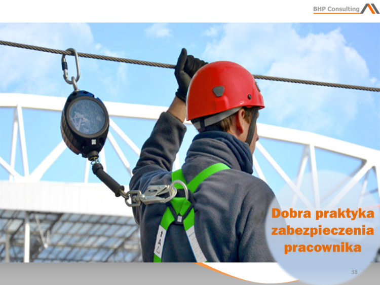 Materiały szkoleniowe BHP rusztowania PowerPoint – prace na wysokości