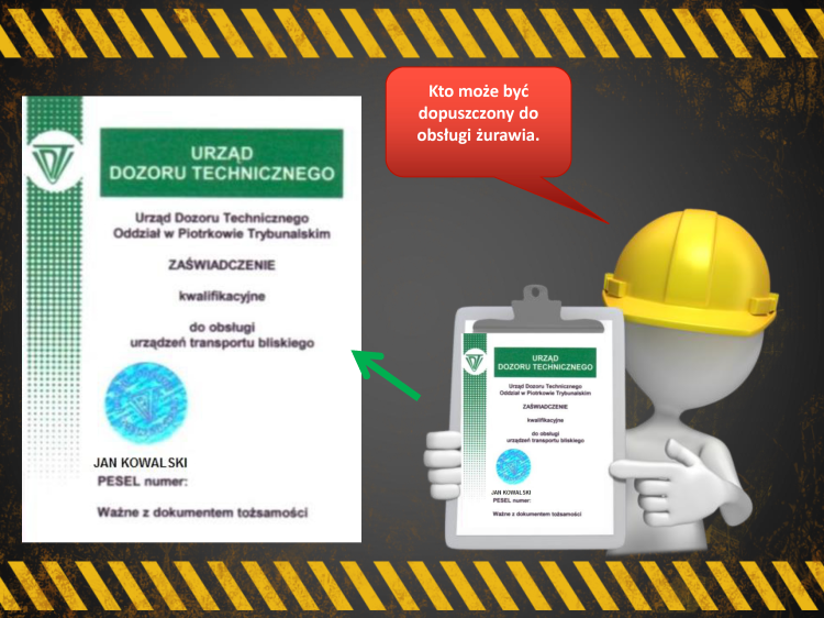 Hakowy sygnalista BHP prezentacja – podwieszanie i przemieszczanie ładunków