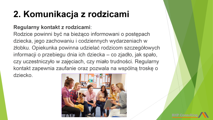 Prezentacja BHP żłobek – bezpieczeństwo dzieci i organizacja pracy