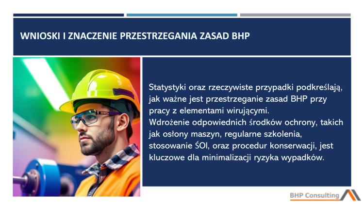 Prezentacja BHP maszyny – zagrożenia i zasady bezpiecznej pracy