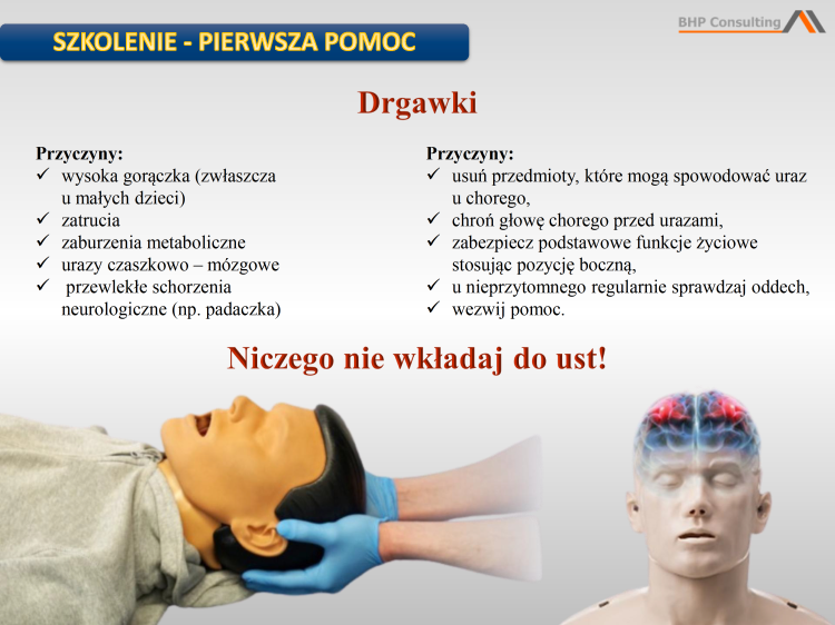 Materiały szkoleniowe pierwsza pomoc PowerPoint – zasady udzielania pomocy