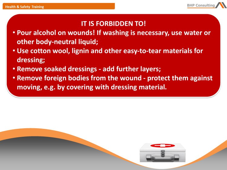 First aid training materials – basic life support and emergency care