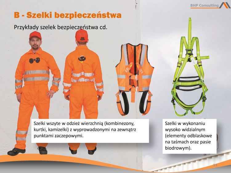 Materiały szkoleniowe praca na wysokości ŚOI – ochrona przed upadkiem