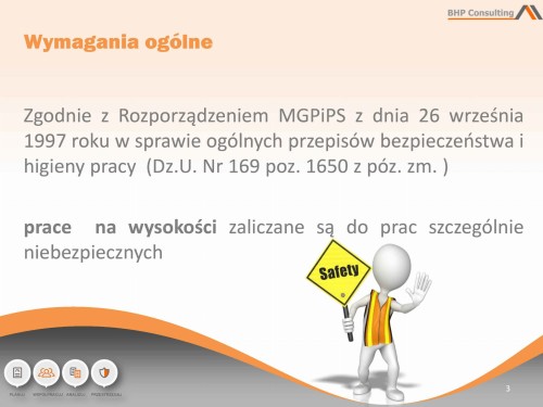 Prezentacja szkoleniowa podnośniki – bezpieczeństwo pracy na wysokości
