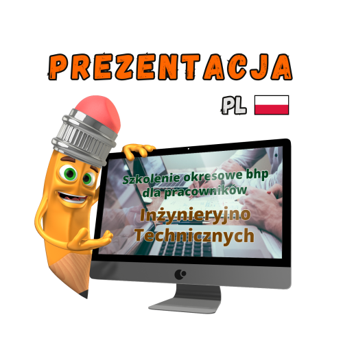 Prezentacja BHP szkolenie okresowe pracownicy inżynieryjno techniczni PowerPoint