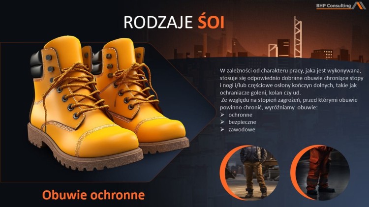 Prezentacja BHP ŚOI – rodzaje i zastosowanie środków ochrony