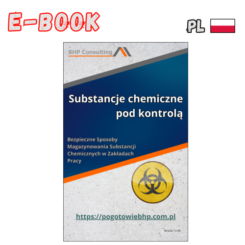 Bezpieczne magazynowanie chemikaliów e-book BHP