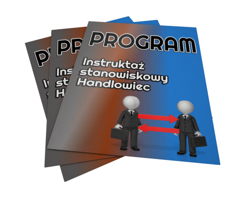 Program instruktażu stanowiskowego - handlowiec, dokument BHP do edycji