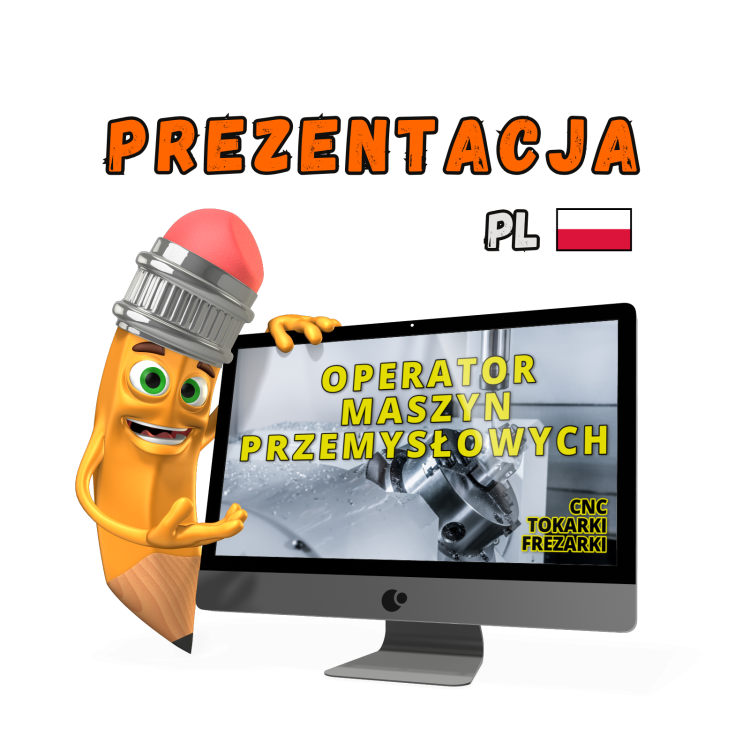 Prezentacja BHP operator CNC tokarka frezarka PowerPoint – bezpieczeństwo pracy