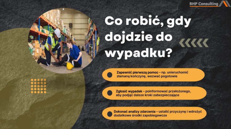 Materiały szkoleniowe BHP upadki i potknięcia – zapobieganie urazom