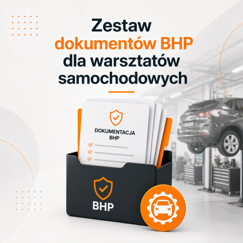 Zestaw dokumentów BHP dla warsztatów samochodowych