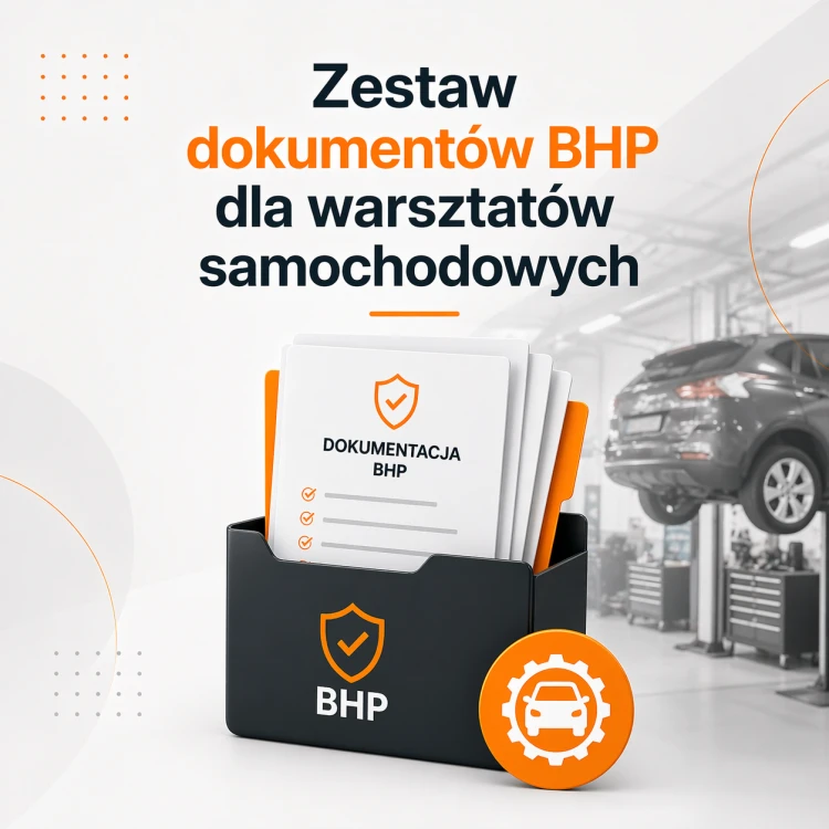 Zestaw dokumentów BHP dla warsztatów samochodowych